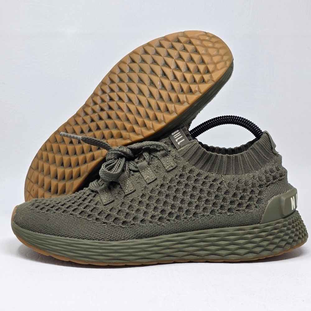 Nobull Aspire Gray Knit Trainers Running Shoes Size Women 9 Men 7.5 Pre-onwed